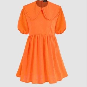 Peter Pan Collar Mini Dress
